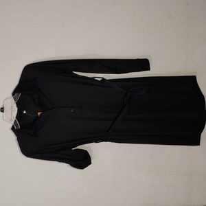 Glampunch Women's Size Small Adjustable Sleeve, Belted Shirt Dress